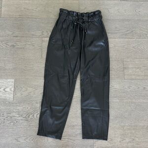 Zara faux leather pant